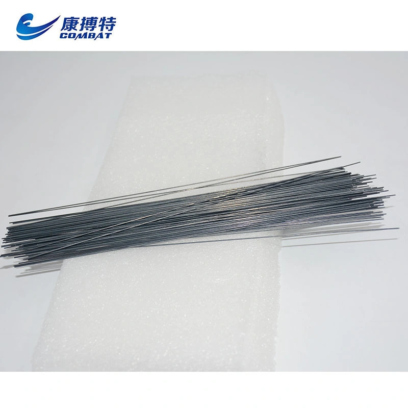 Dia0.6X190mm Pure Tungsten Wire Straightening Filament for Industry