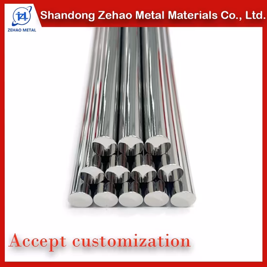Hochwertige, individuell polierte Molybdän-Elektrodenstange, Molybdänstab